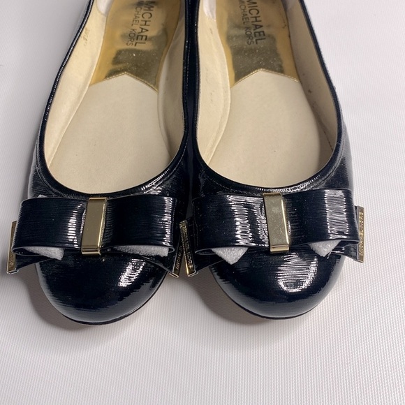 MICHAEL Michael Kors Black Patent Leather Flats - Picture 2 of 6